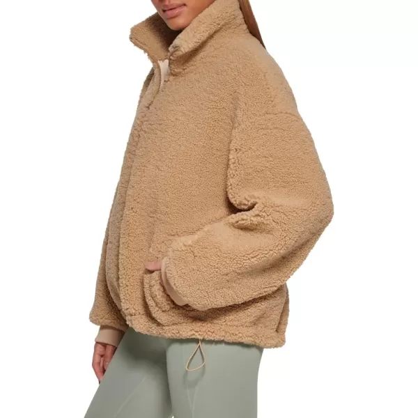 imageLevis Womens Zip Up Sherpa Teddy JacketSesame