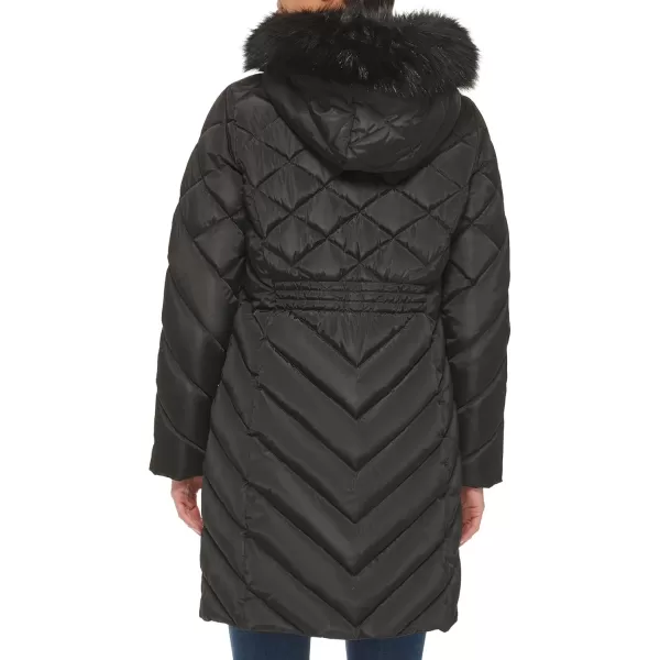 imageTommy Hilfiger Womens Long Down Puffer JacketBlack