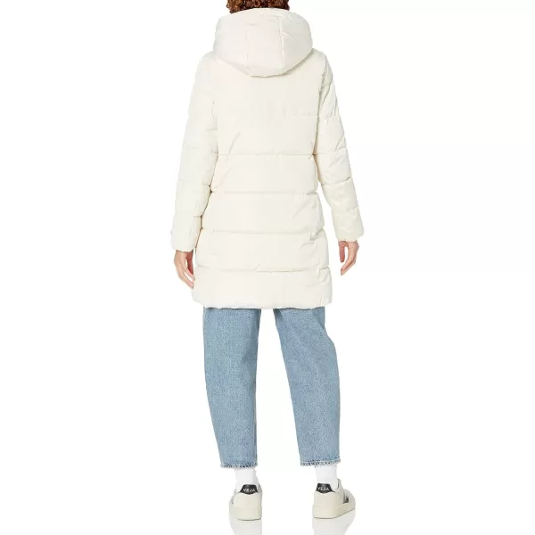 imageTommy Hilfiger Womens Long Down Puffer JacketWhite Sand