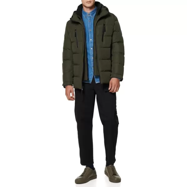 imageAndrew Marc Mens Mid Length Down JacketForest Montrose