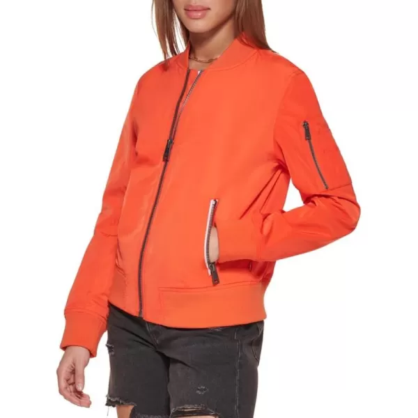 imageLevis Womens Melanie Newport Bomber Jacket Regular ampamp Plus SizeCherry Tomato