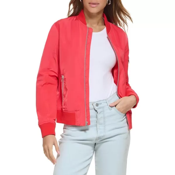 imageLevis Womens Melanie Newport Bomber Jacket Regular ampamp Plus SizeCitr Red