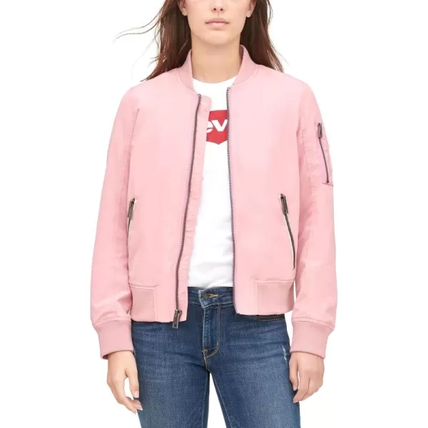 imageLevis Womens Melanie Newport Bomber Jacket Regular ampamp Plus SizeDusty Rose