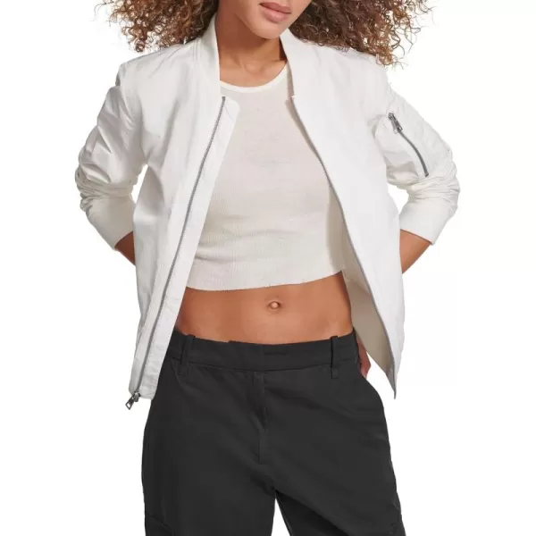 imageLevis Womens Melanie Newport Bomber Jacket Regular ampamp Plus SizeWhite