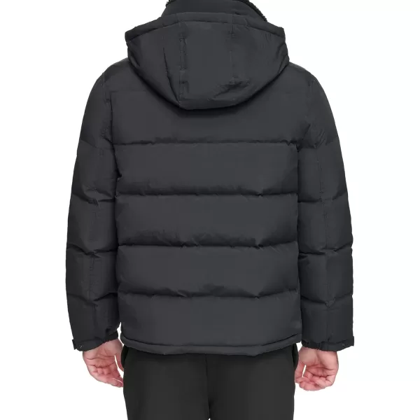 imageAndrew Marc Mens MidLength Puffer JacketBlack Hubble