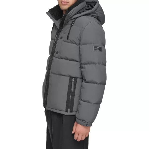 imageAndrew Marc Mens MidLength Puffer JacketCharcoal Hubble