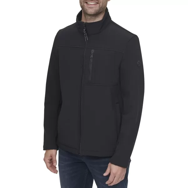 imageCalvin Klein Mens Water Resistant Windbreaker Jackets for Men Standard and Big and TallSoft Shell Black