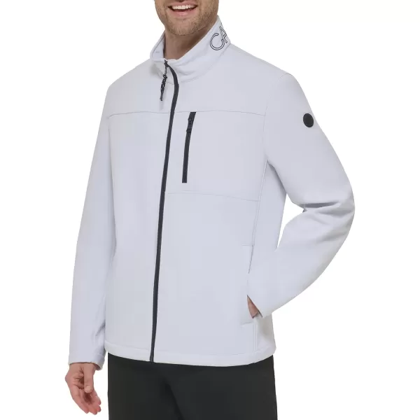 imageCalvin Klein Mens Water Resistant Windbreaker Jackets for Men Standard and Big and TallSoft Shell Crisp White