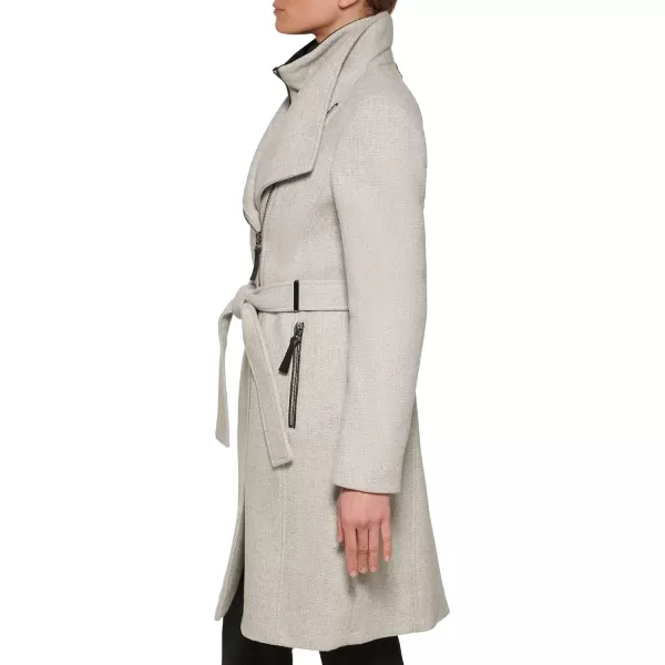 imageCalvin Klein Womens Wool JacketAngled Twill Light Grey