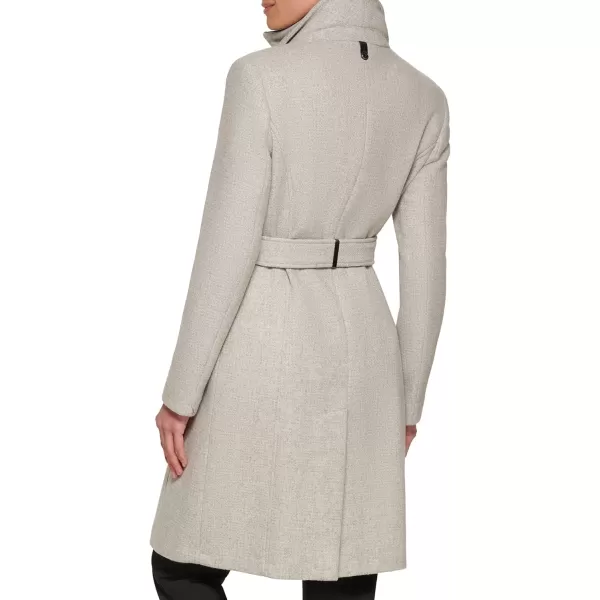 imageCalvin Klein Womens Wool JacketAngled Twill Light Grey