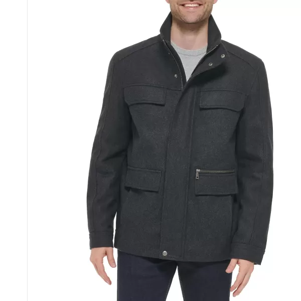 imageCole Haan Mens Field MultiPocket CoatCharcoal