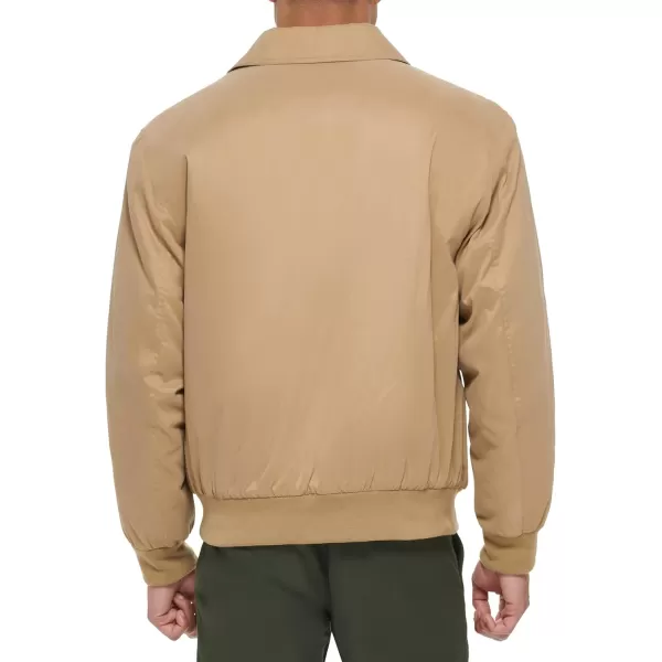 imageDockers Mens Micro Twill Golf Bomber Jacket Standard and Big ampamp TallGold Filled