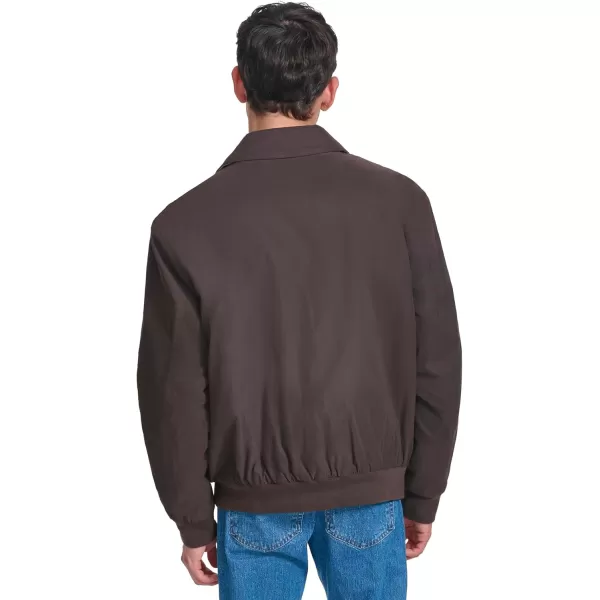 imageDockers Mens Micro Twill Golf Bomber Jacket Standard and Big ampamp TallMolasses Filled