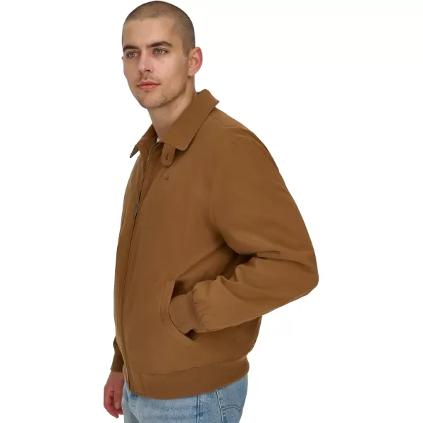 imageDockers Mens Micro Twill Golf Bomber Jacket Standard and Big ampamp TallMoroccan Brown Filled