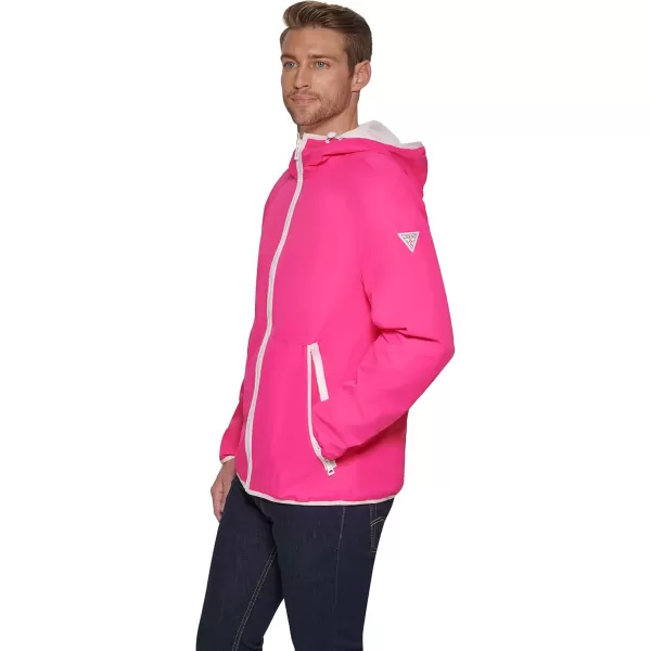 imageGUESS Mens Rain Resistant JacketMagenta