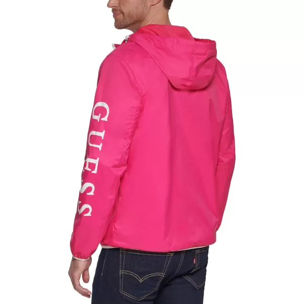 imageGUESS Mens Rain Resistant JacketPink