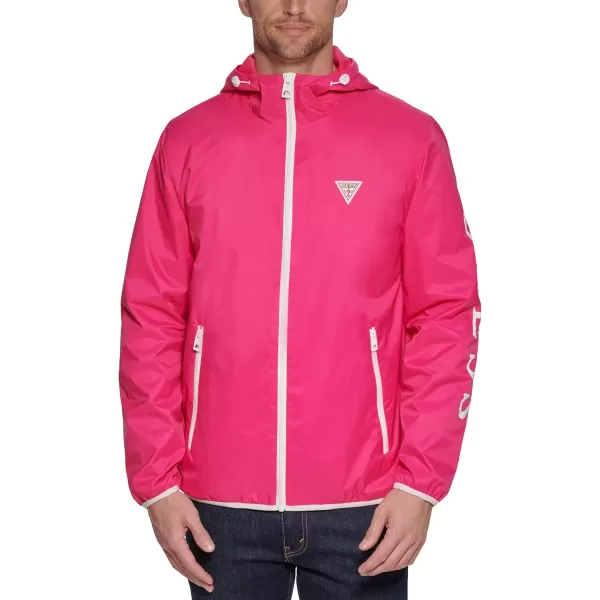 imageGUESS Mens Rain Resistant JacketPink