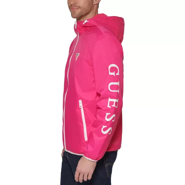 imageGUESS Mens Rain Resistant JacketPink