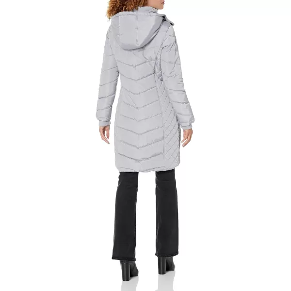 imageKenneth Cole Womens Quilted Puffer JacketQuilted Puffer Light Grey