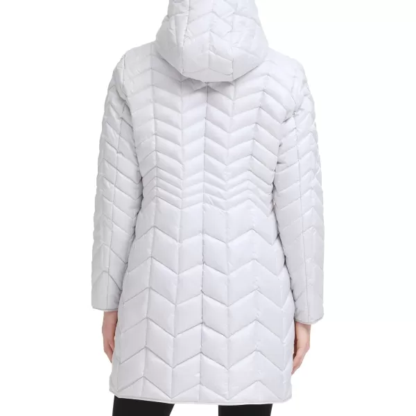 imageKenneth Cole Womens Quilted Puffer JacketQuilted Silver