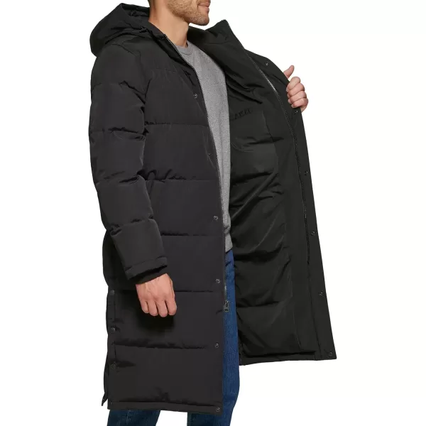 imageLevis Mens Arctic Cloth Extra Long Parka JacketBlack