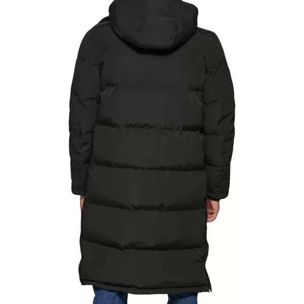 imageLevis Mens Arctic Cloth Extra Long Parka JacketBlack