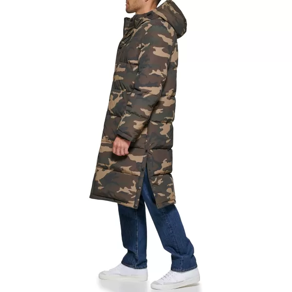 imageLevis Mens Arctic Cloth Extra Long Parka JacketCamouflage