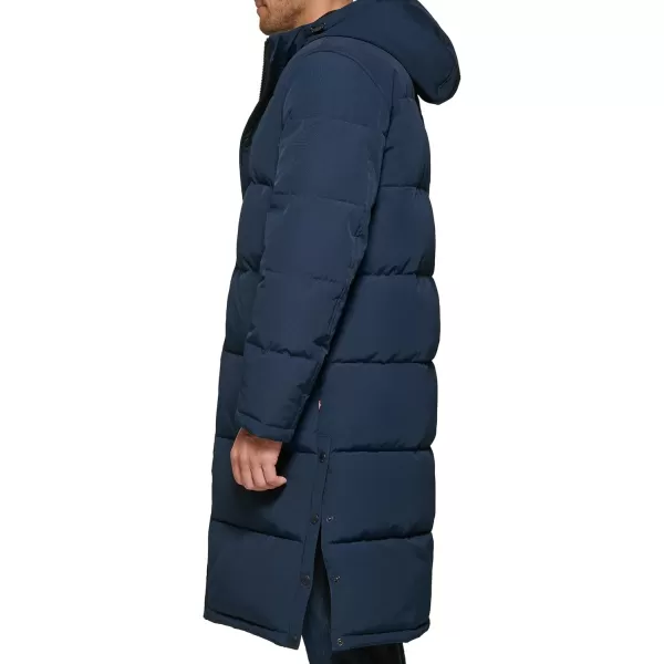 imageLevis Mens Arctic Cloth Extra Long Parka JacketNavy