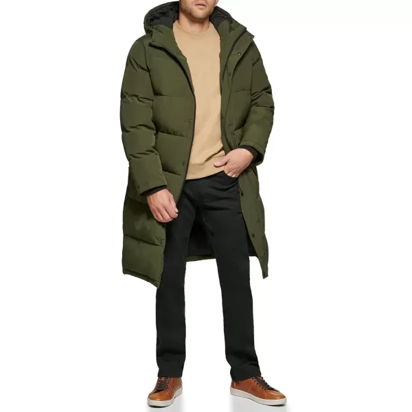 imageLevis Mens Arctic Cloth Extra Long Parka JacketOlive