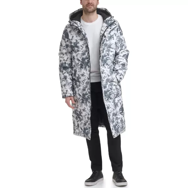 imageLevis Mens Arctic Cloth Extra Long Parka JacketTiedye