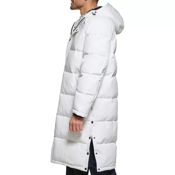 imageLevis Mens Arctic Cloth Extra Long Parka JacketWhite