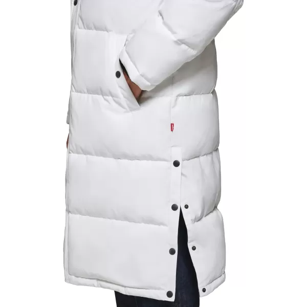 imageLevis Mens Arctic Cloth Extra Long Parka JacketWhite