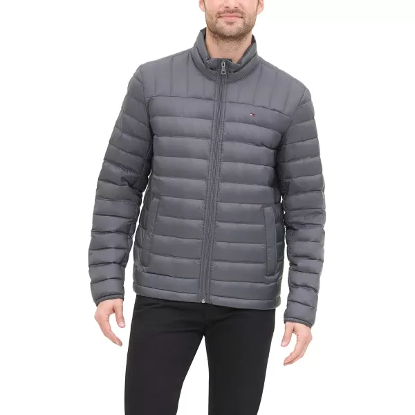 imageTommy Hilfiger Mens Packable Down Puffer JacketCharcoal