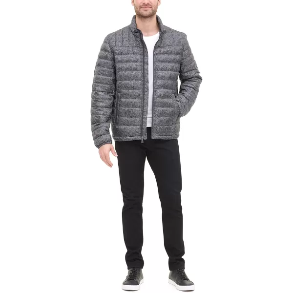 imageTommy Hilfiger Mens Packable Down Puffer JacketGrey Plaid