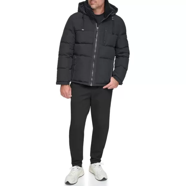 imageAndrew Marc Mens MidLength Puffer JacketBlack Hubble