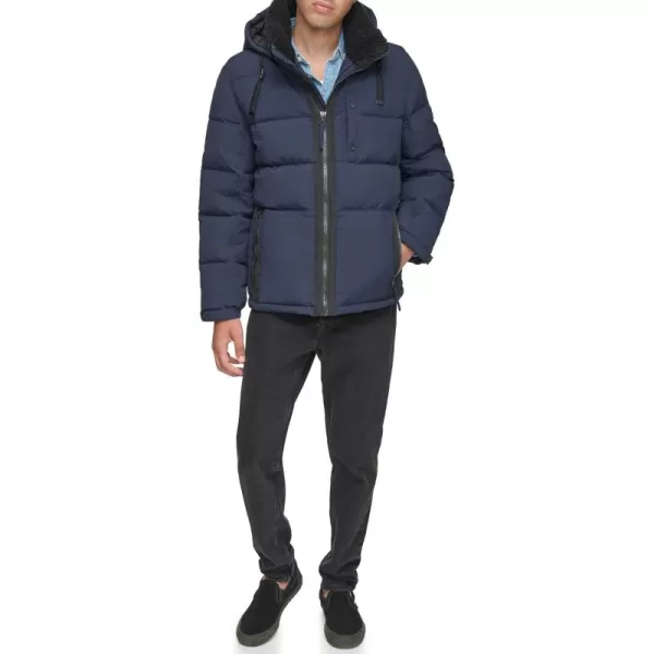 imageAndrew Marc Mens MidLength Puffer JacketInk Hubble