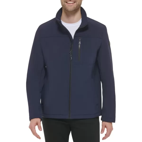 imageCalvin Klein Mens Water Resistant Windbreaker Jackets for Men Standard and Big and TallSoft Shell New Navy