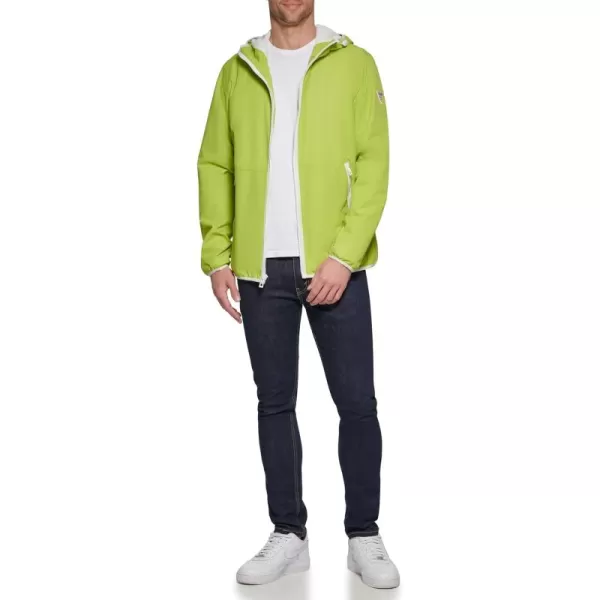 imageGUESS Mens Rain Resistant JacketLime