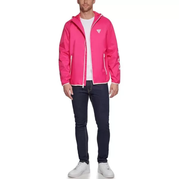 imageGUESS Mens Rain Resistant JacketPink