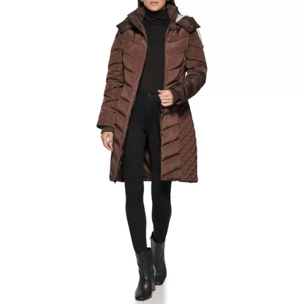 Quilted Puffer Dark Roast