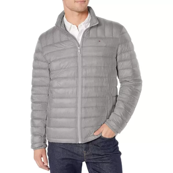 imageTommy Hilfiger Mens Packable Down Puffer JacketCement