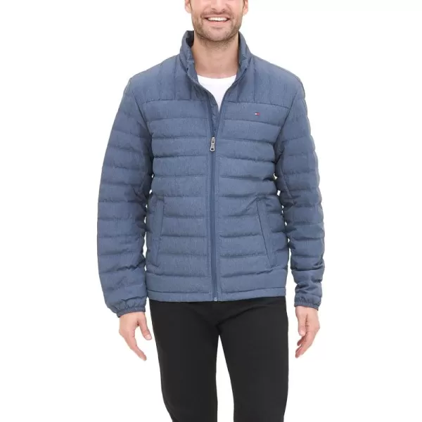 imageTommy Hilfiger Mens Packable Down Puffer JacketHeathered Slate