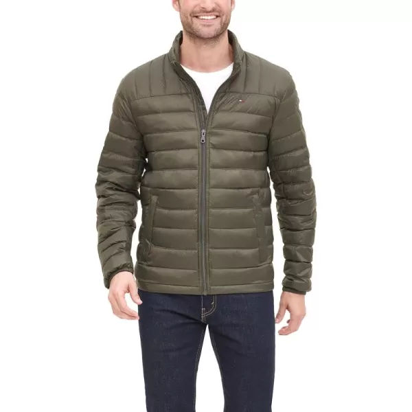 imageTommy Hilfiger Mens Packable Down Puffer JacketOlive