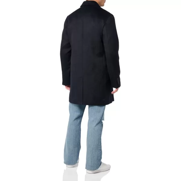 imageCole Haan mens Wool Plus Topper Button Front CoatNavy