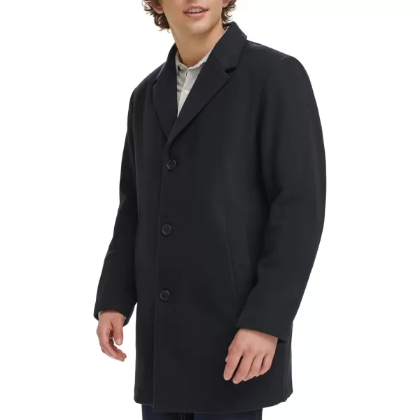 imageDOCKERS Mens Henry Wool Blend Top CoatNavy Without Bib