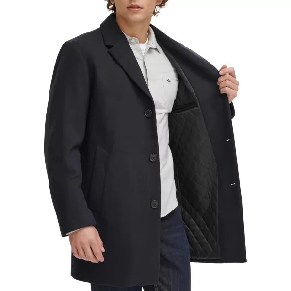 imageDOCKERS Mens Henry Wool Blend Top CoatNavy Without Bib