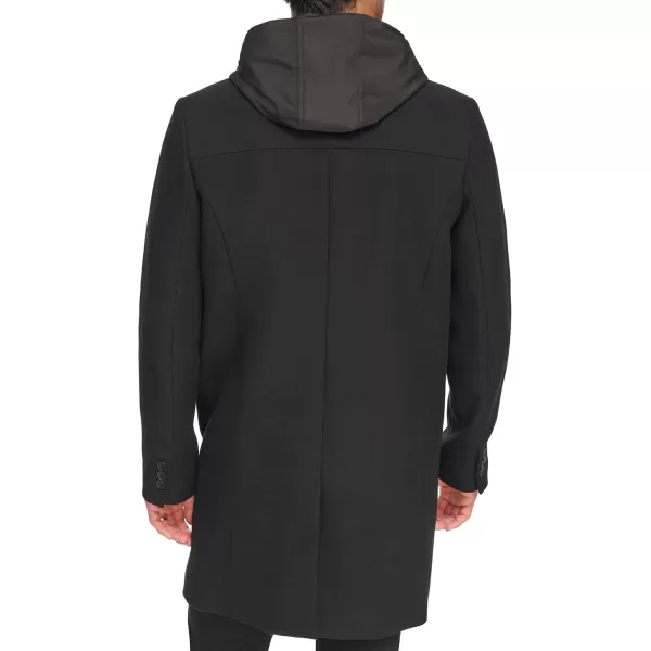 imageKenneth Cole Mens Melton Walker with Pu Trim and Hooded BibBlack