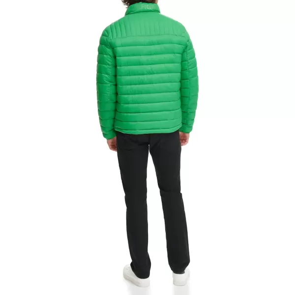 imageTommy Hilfiger Mens Legacy Ultra Loft Lightweight Packable Puffer Jacket Standard and Big ampamp TallJelly Bean Green