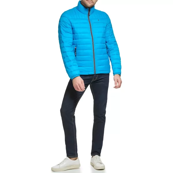 imageTommy Hilfiger Mens Legacy Ultra Loft Lightweight Packable Puffer Jacket Standard and Big ampamp TallJewel Blue