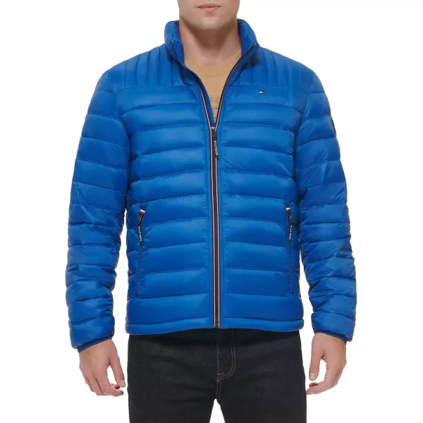 imageTommy Hilfiger Mens Legacy Ultra Loft Lightweight Packable Puffer Jacket Standard and Big ampamp TallNew Royal Blue